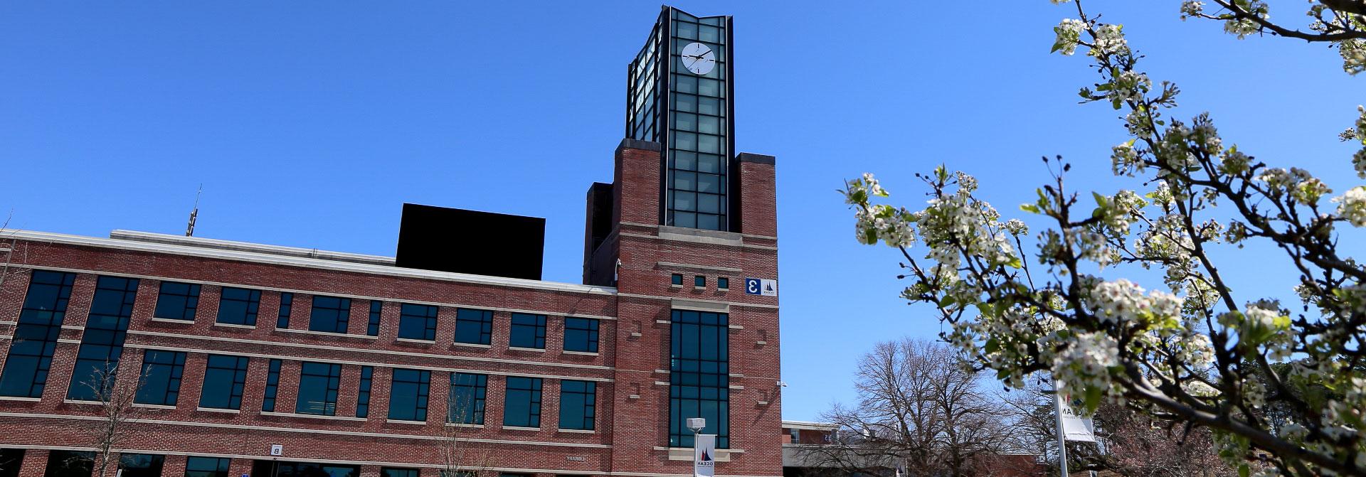 O.C.C. library clock tower